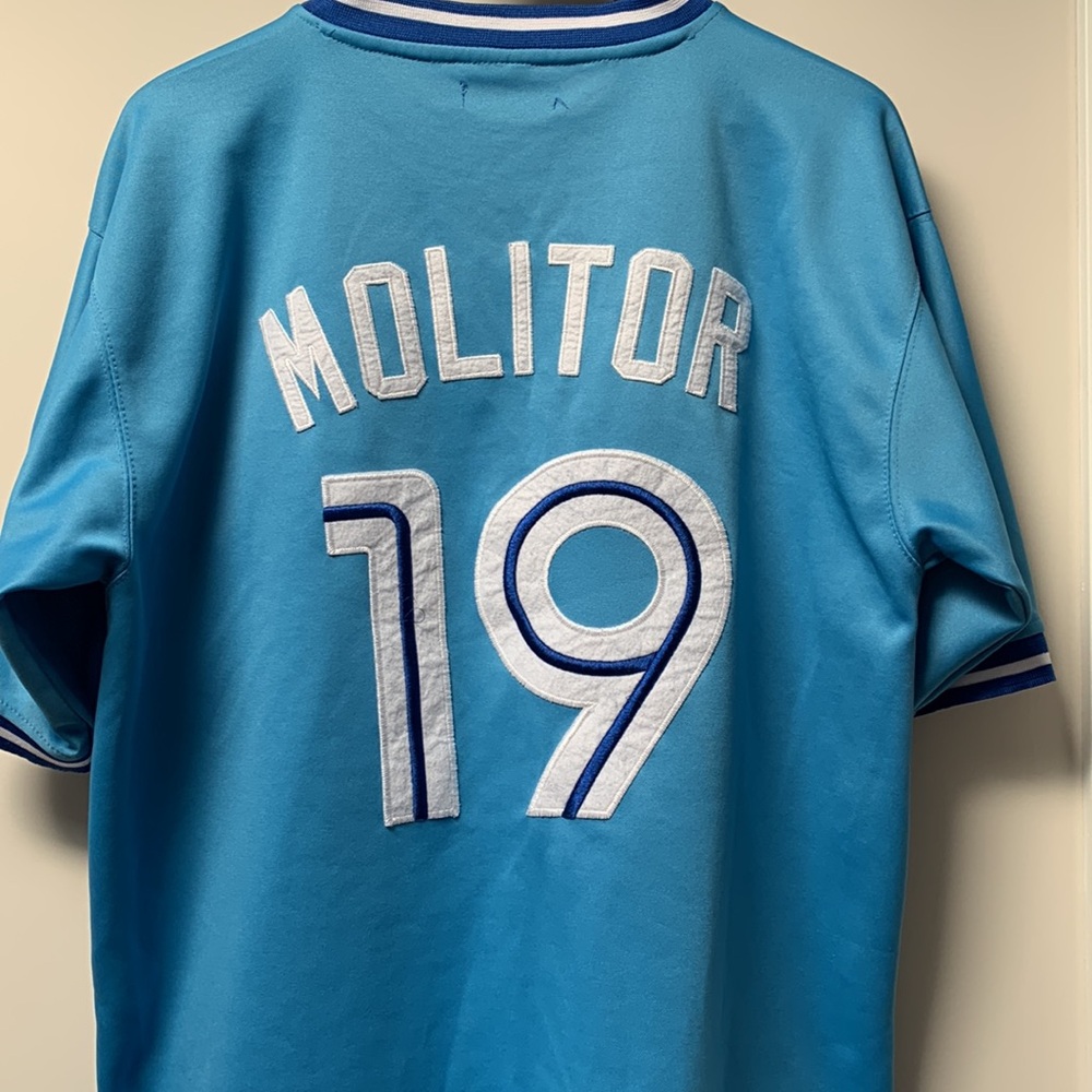 Vintage Paul Molitor Toronto Blue Jays 1993 World Series Mitchell & Ness Jersey